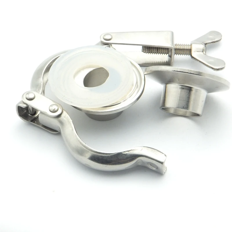 Набор Фитингов для санитарной трубы 304SS наружный диаметр 12 7 мм тройной зажим 3/4