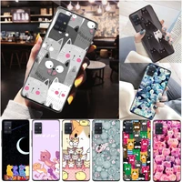 cats hey buddy human friends color painting phone case for samsung galaxy a51 a71 4g 5g coque soft tpu carcasa cases funda