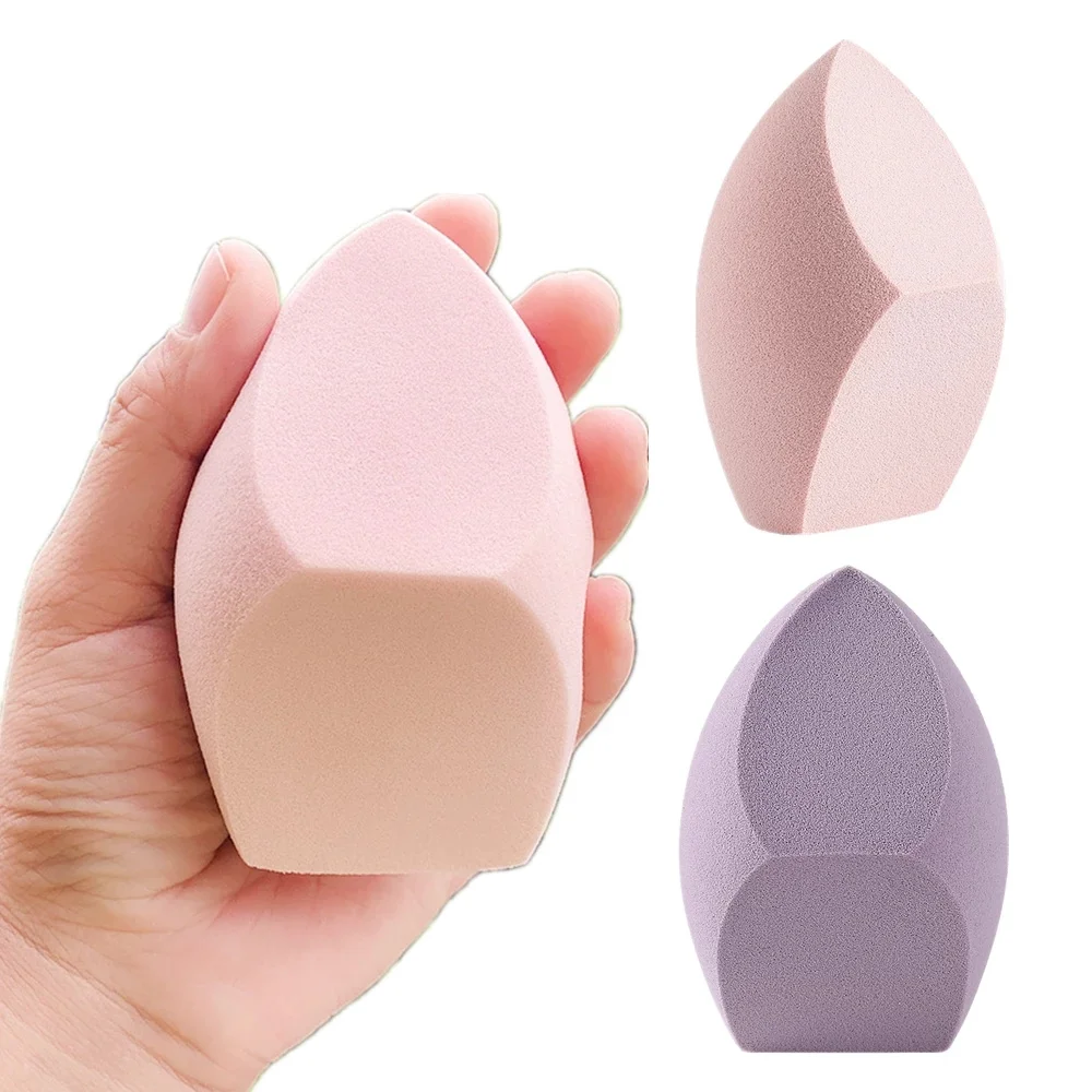 2022 New Big Size Makeup Sponge Concealer Smooth Cosmetic Powder Puff Cut Shape Foundation Bevel Make Up Blender Makeup Tool