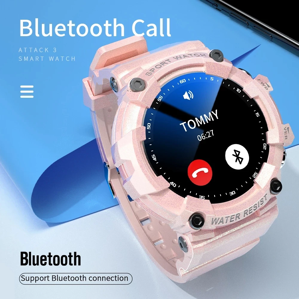 2022 LOKMAT ATTACK 3 Fitness Traker Smart Watch Bluetooth Call Heart Rate Monitoring Smartwatches Women for Android IOS reloj images - 6