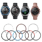 Лидер продаж, чехол для смарт-часов из нержавеющей стали для часов Samsung Galaxy watch 3, 45 мм, циферблат, кольцо с клейкой поверхностью, защита от царапин, металлический корпус