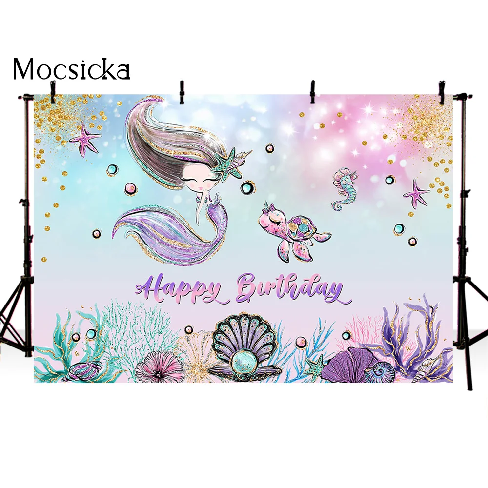 Mocsicka 7x5ft фон для фотосъемки под Морским замком новорожденных|Фон фотосъёмки| |