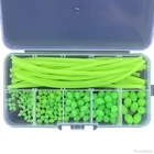 Светящаяся рыболовная леска в ассортименте, 170 шт.кор., набор светящихся тубок бусины овальной формы ночи, рыболовные рукава, оснастка, крючок, леска J29 21, дропшиппинг