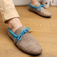 mens england breathable casual shoes flats lace up loafers b88
