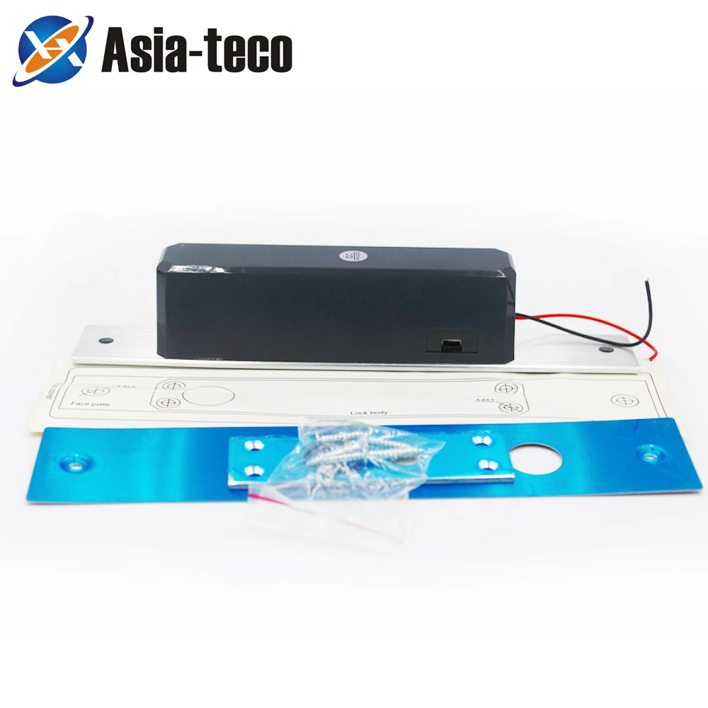 Электрический дверной замок с откидным болтом постоянный ток 12 В магнитный