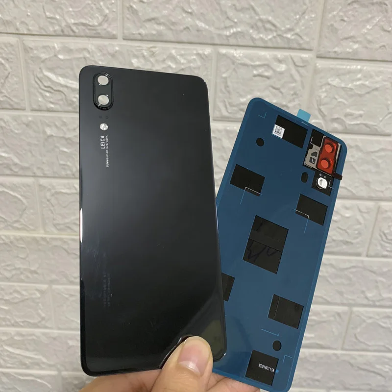 100% новая задняя крышка аккумулятора для Huawei P20 стеклянная запасные части + LOCO |