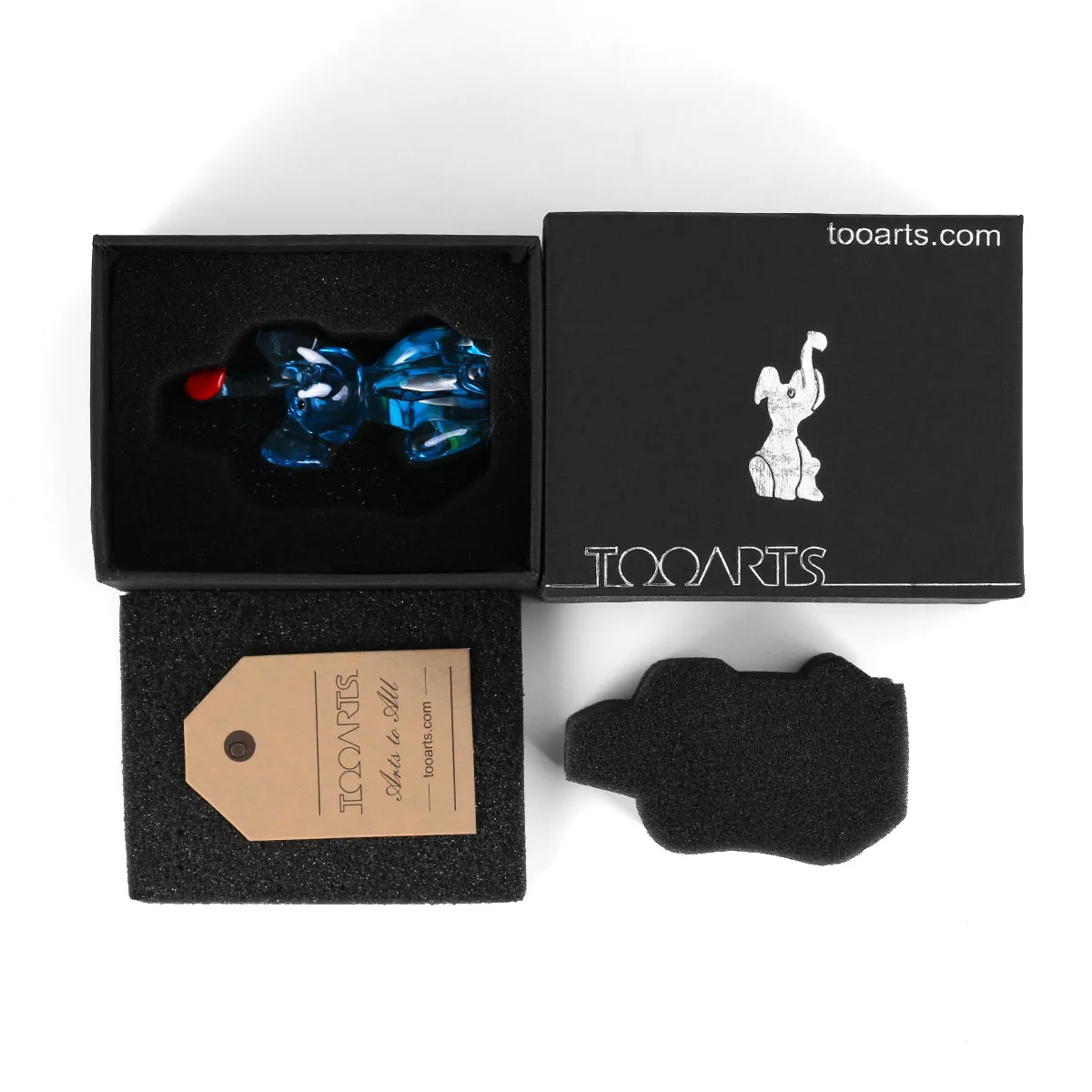 Стеклянный слон Tooarts с красивым стайлингом ручная работа выдувное стекло