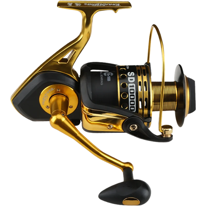 10000s спиннинговая Рыболовная катушка якорное рыболовное колесо для скалы 10 + 1