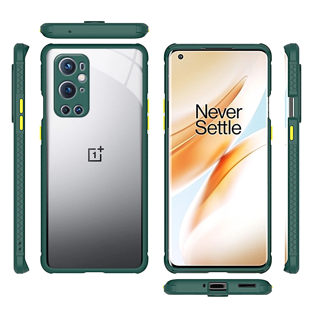 lovecom shockproof armor clear case for oneplus 9 pro 8 8t 9r phone case for oneplus nord lens protection bumper soft back cover free global shipping