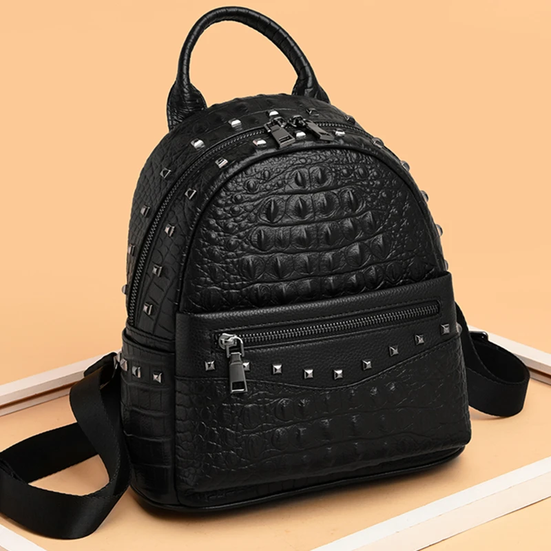 Высокое качество Обувь из натуральной кожи с узором крокодиловая кожа женский