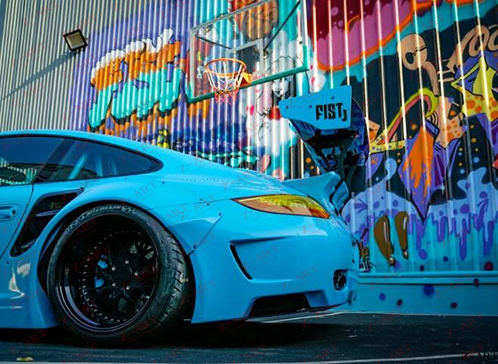Z-ART комплект расширителей колесных арок ДЛЯ Porsche 911 Модифицированная тюнинг-пакет для 997 тюнинг-пакет для Porsche 911 декоративная надпись Turbo S 2008-2012 комплект для ремонта