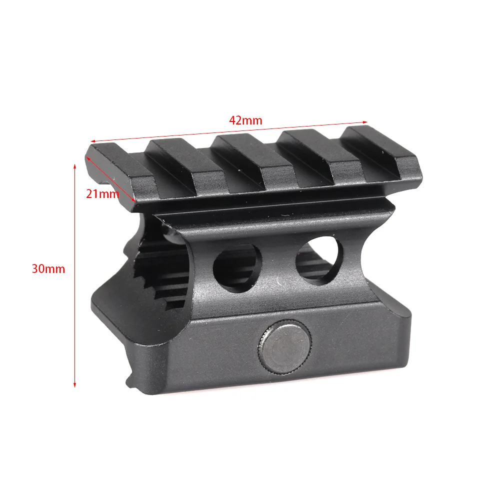 

2pc New Tactical Scope Riser Base Mount 20mm/21mm Adapter Bracket Rifle Scope Mount Picatinny Mounts For Hunting Wargame