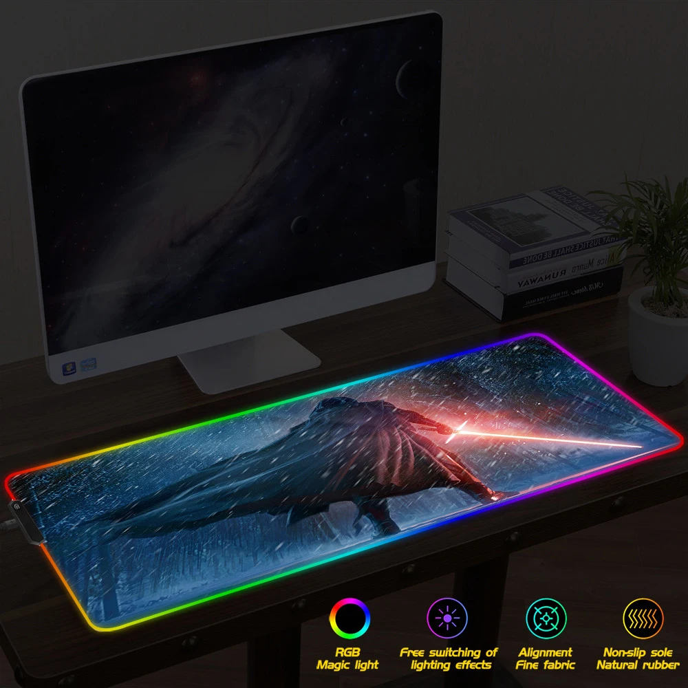 FFFAS волшебный коврик для мыши американский горячий фильм персонажи светодиодный