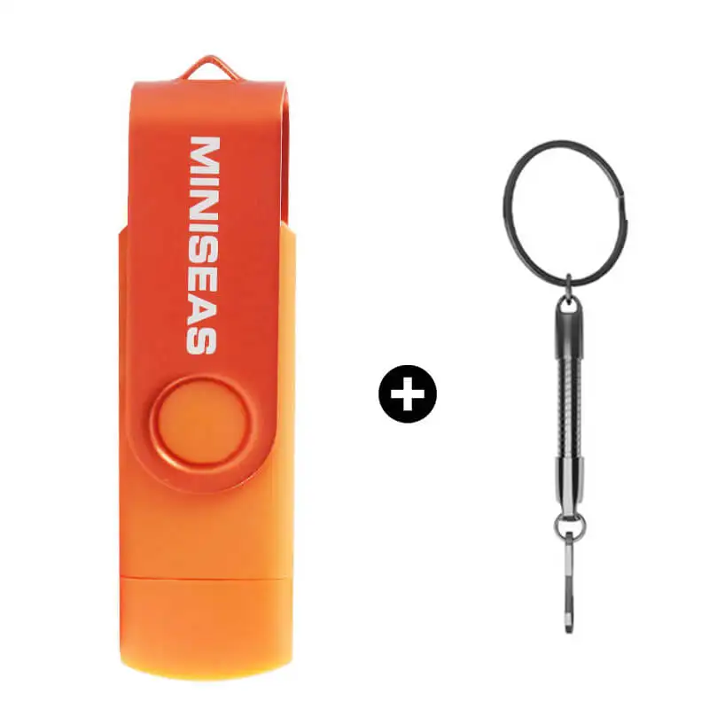 Orange Карта памяти, Флеш накопитель 32 ГБ, usb флеш-накопитель memry, флеш-накопитель 64 ГБ, OTG память, usb флеш-накопитель - Цвет: Orange