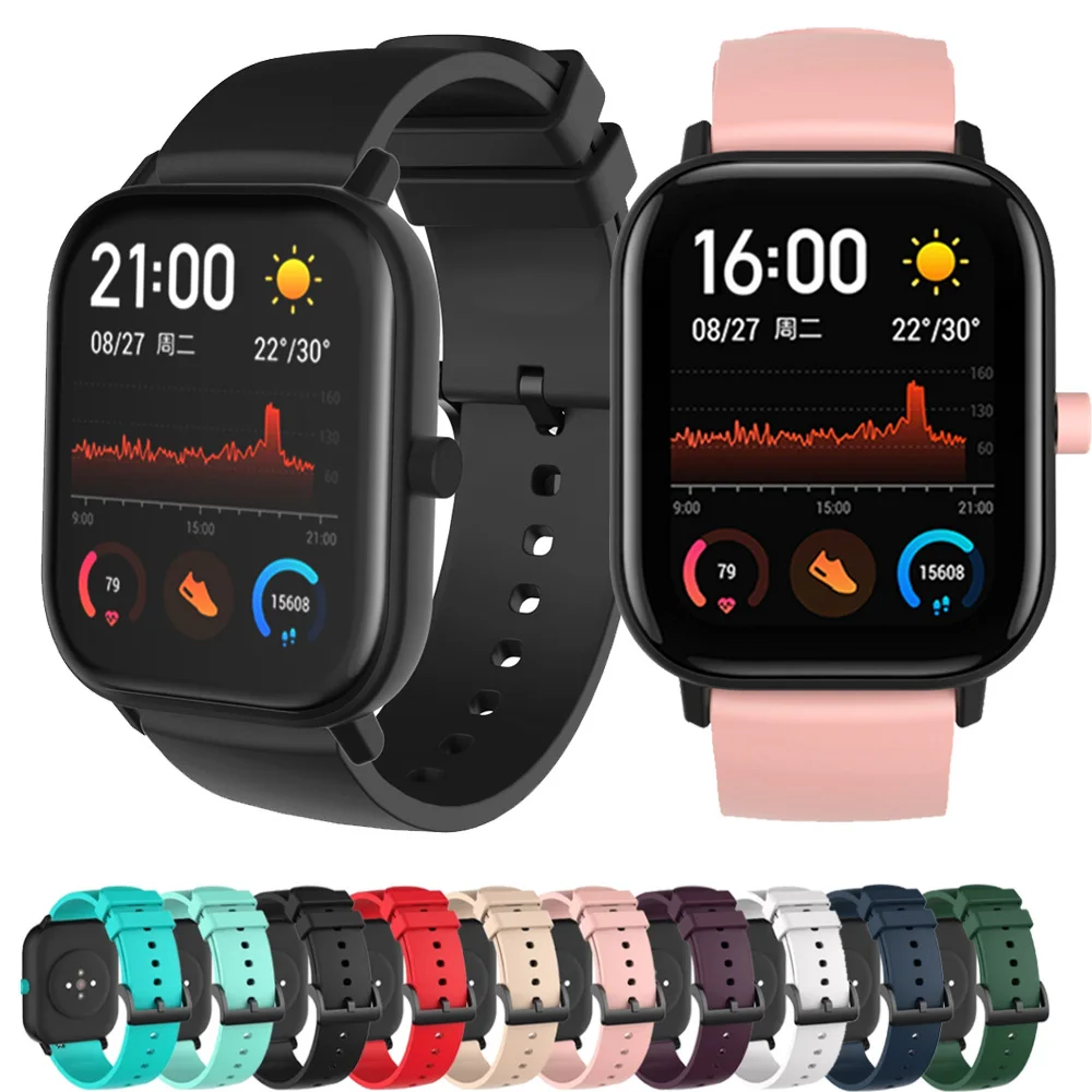

For Huami Amazfit GTS & GTS 2 mini 2e Official style Strap Wristband Bracelet Watchbands 20mm Watch Band correa amazfit gts