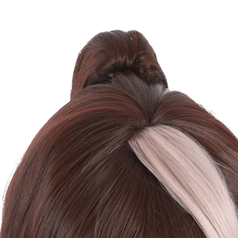 

Tokai Teio Cosplay Wig Pretty Derby Long Brown Ponytail Heat Resistant Synthetic Hair Hallowen Party Role Play