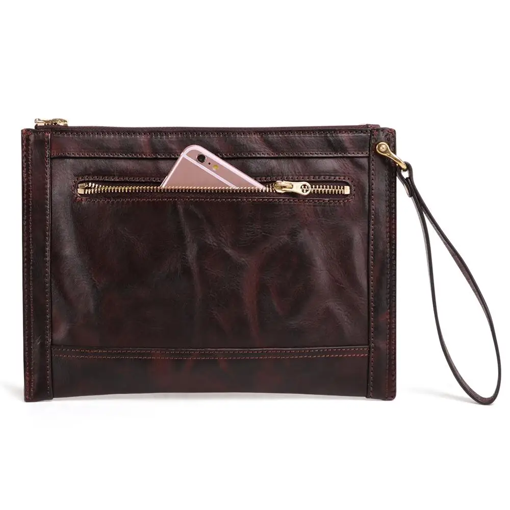 Мужская Сумка для документов JOGUJOS деловая сумка-клатч из натуральной воловьей