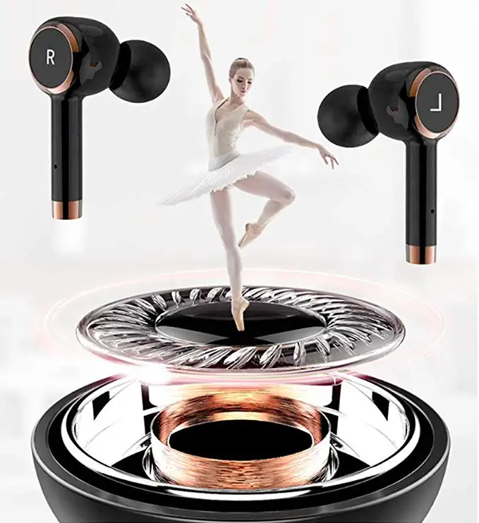 Наушники вкладыши TWS True Wireless Bluetooth наушники гарнитура зарядки коробка для