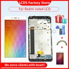 Для Xiaomi Redmi Note 4 ЖК-дисплей и сенсорный экран с рамкой 5,5 дюймов Протестировано для Xiaomi Redmi Note 4X Global MTK Helio X20