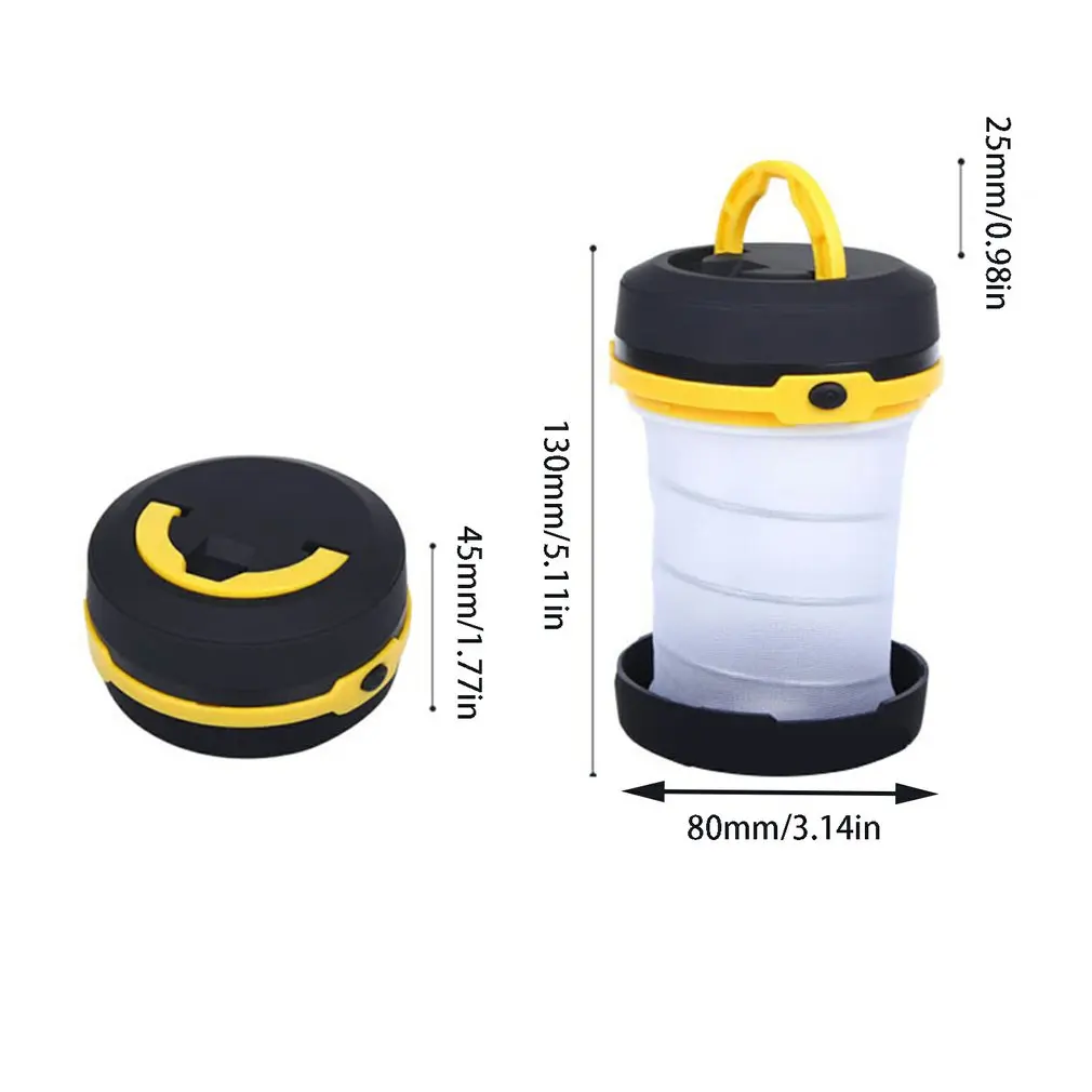 

LED Camping Lantern Collapsible Design Emergency Portable LED Lights For Camping Hiking Fishing Outdoor Tent And Home