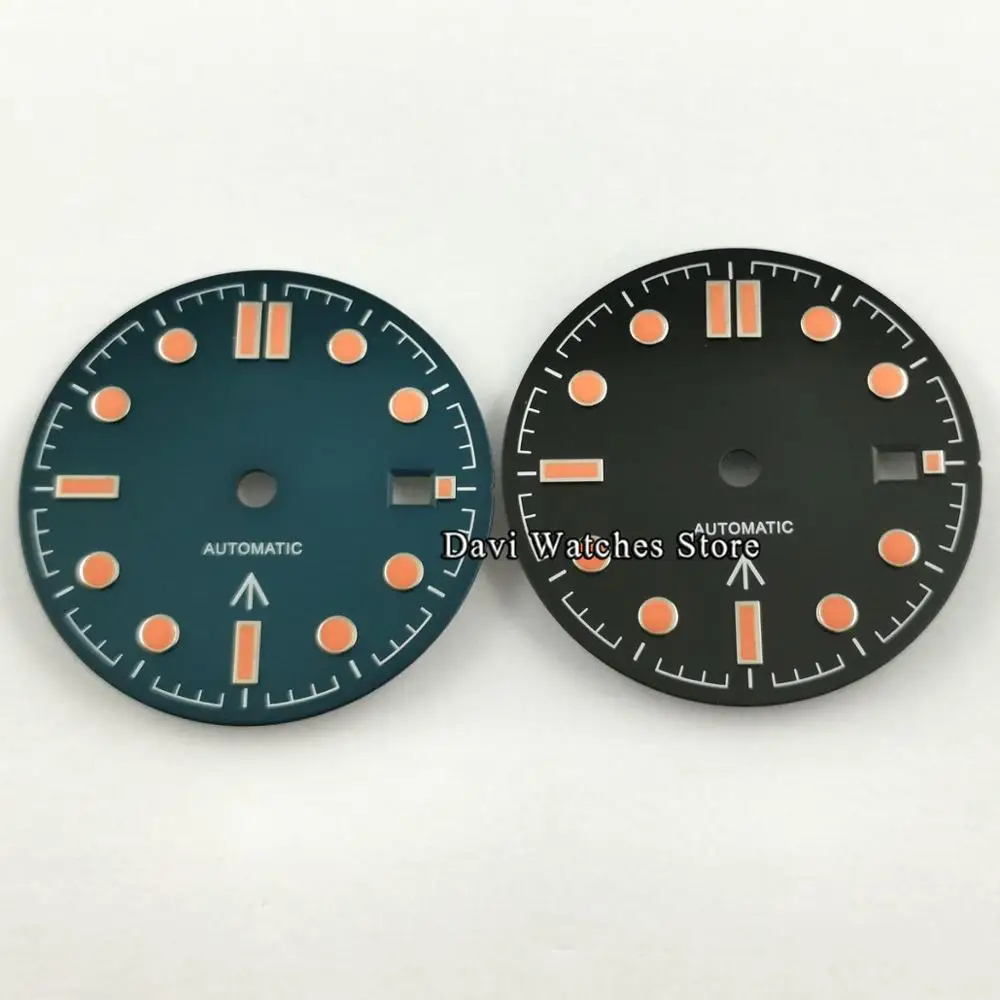 

Bliger 31mm Black/Blue Dial Fit for eta 2836/2824 Miyota 8215 821A 82 Series DG2813/3804 Seagull St1612 Movement Watch Dial