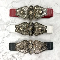high quality wide belts for women retro elastic waistband catwalk dress decorative belt for ladies skirt dress jacket coat belt