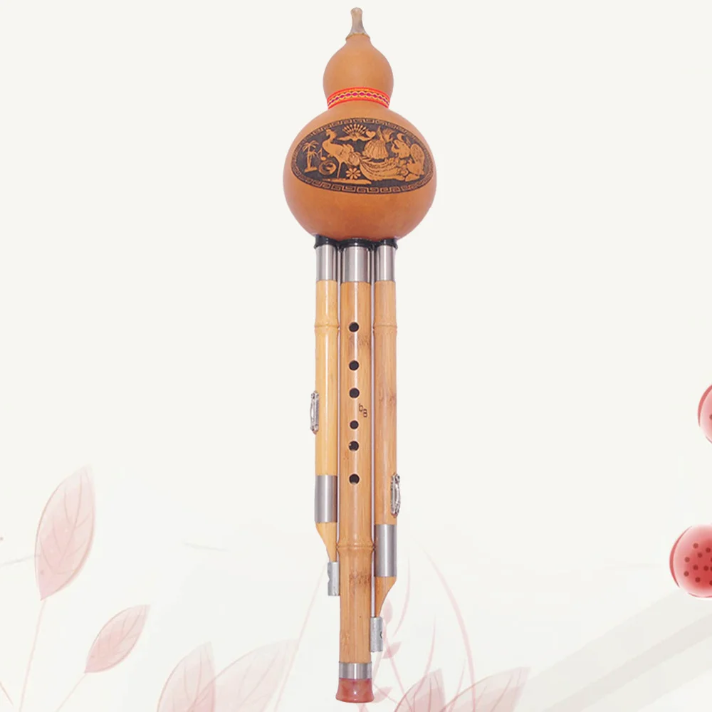 Китайская бамбуковая Тыква Hulusi кукурбит флейта этнический музыкальный