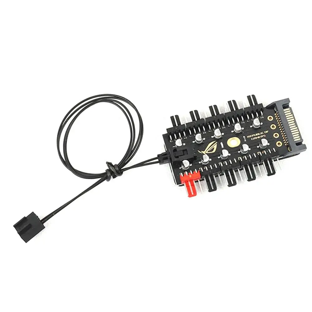 Материнская плата 4 Pin PWM от 1 до 10 кулеров разветвитель компьютера удлинитель 12 В