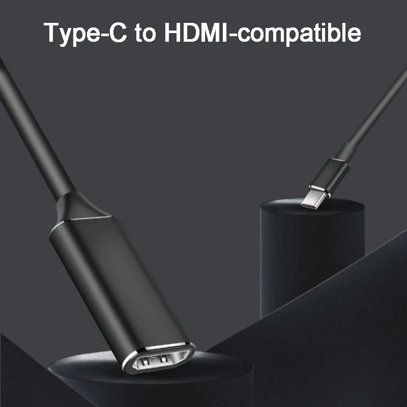 переходник с type c на гнездо 4k hd tv hdmi с