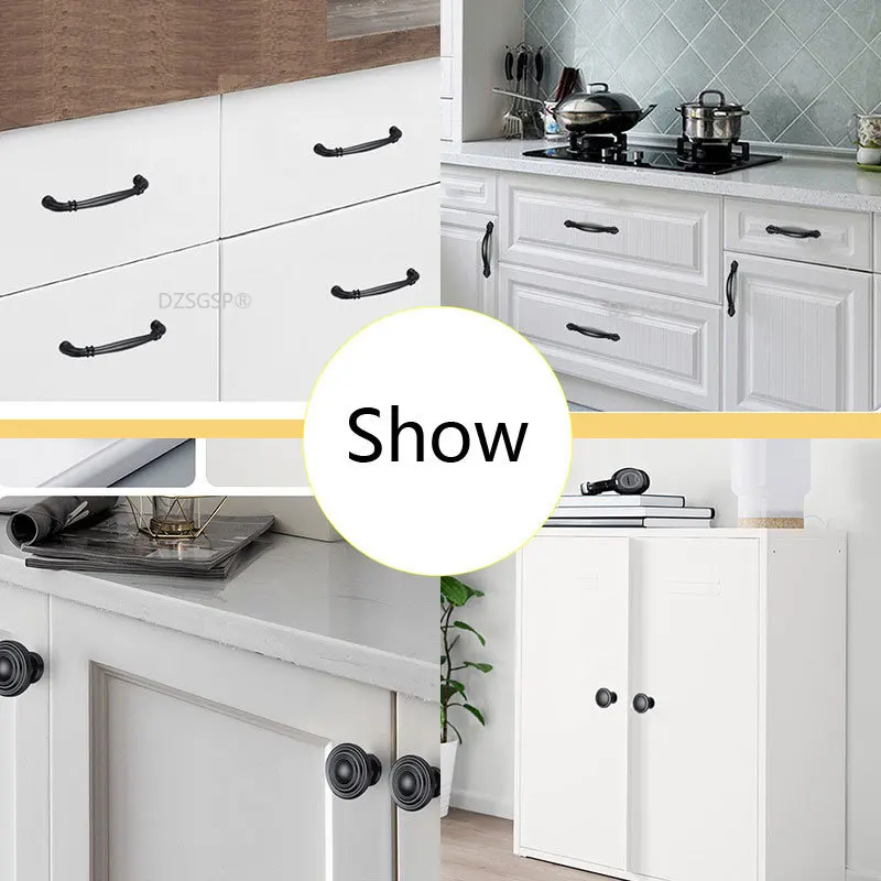 Дверная мебельная фурнитура: ручка для кухонного шкафа из цинкового сплава, черная, выдвижная подставка для шкафа, современная ручка для корпуса типа U.