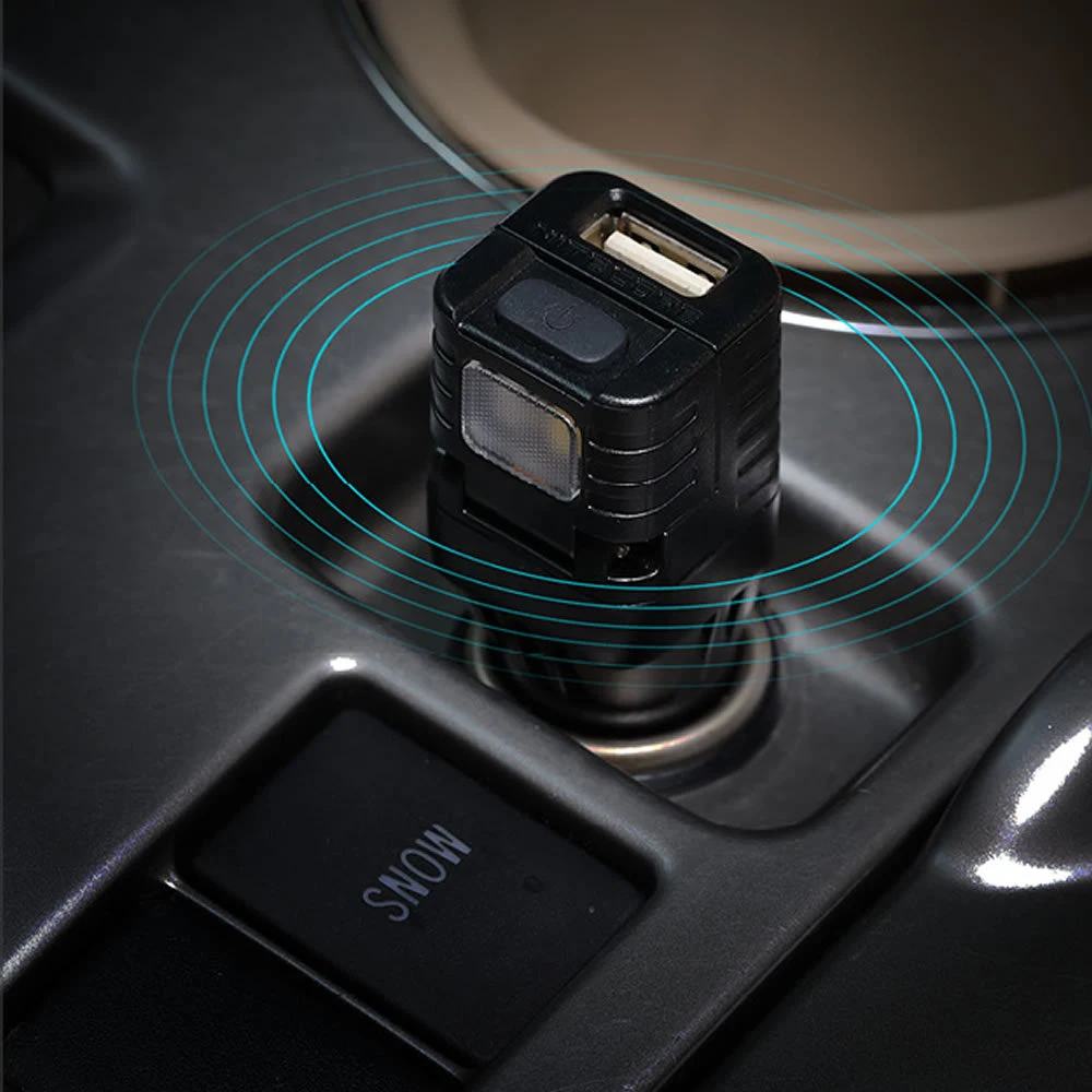 Comprar SUCHME Lighting-dispositivo Multifuncional Todo En Uno Para Vehículo, Cargador Para Vehículo QC 2020, Rompevidrio, Luz De Advertencia De Emergencia, 3,0