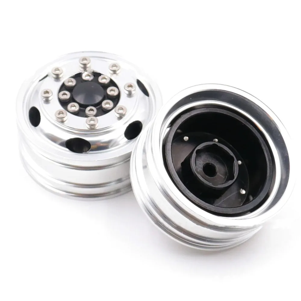 Спереди узкие подшипник ступицы колеса для 1/14 TAMIYA RC контейнер седельный тягач 2