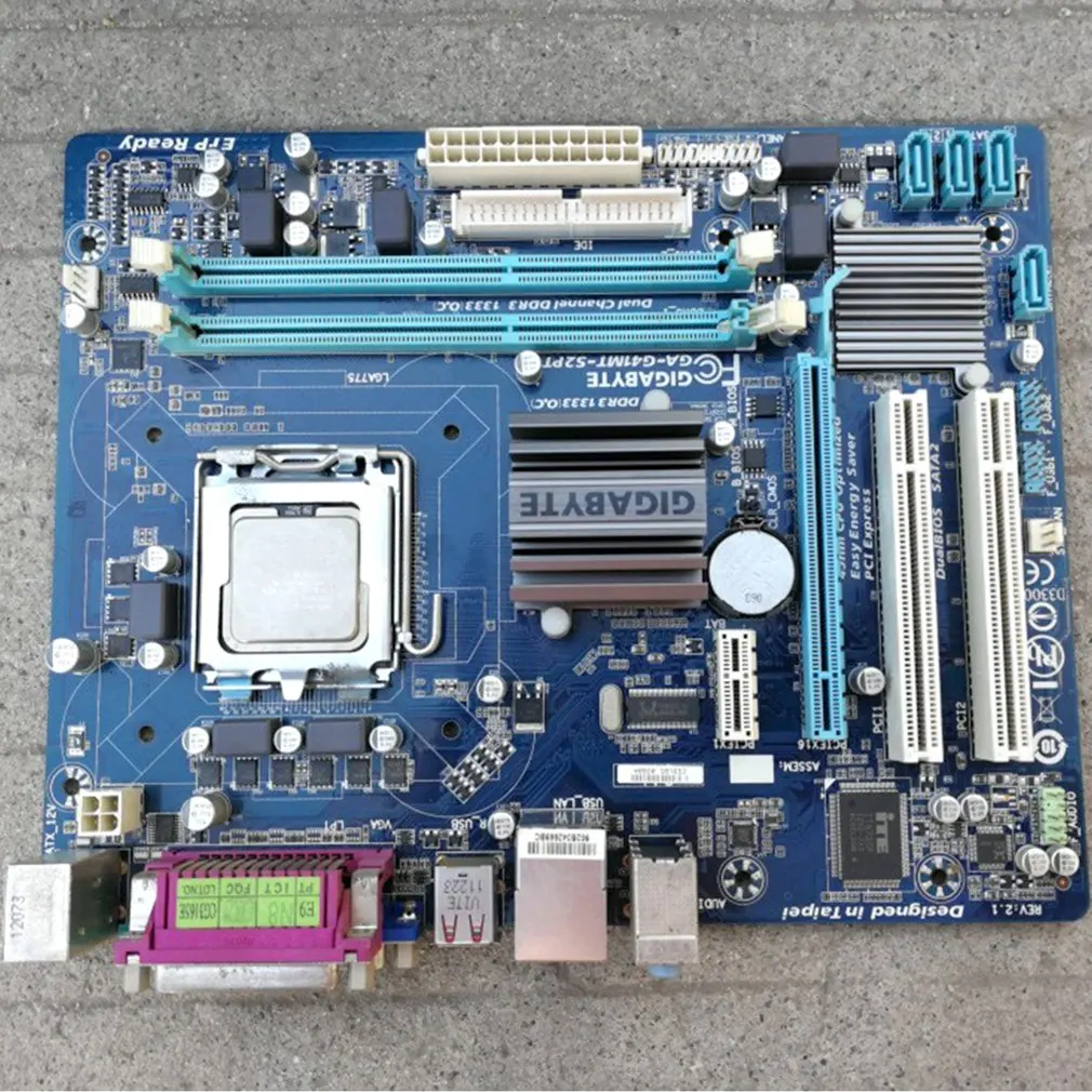 Оригинальная материнская плата GA-G41MT-S2/S2P/S2PT ПК 1 5 в DDR3 разъем DIMM 775 десктопная