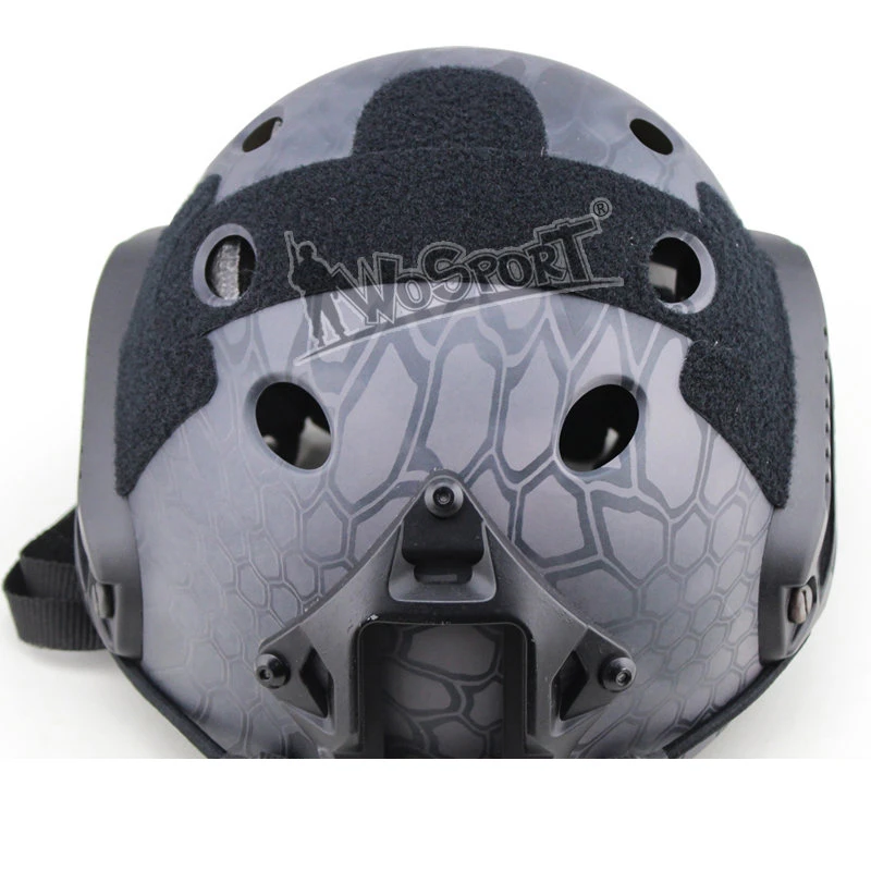 Страйкбол MH/PJ камуфляж ABS спорт OutdoorTactical Быстрый Шлем с NVG крепление направляющей встроенный циферблат внутренний комплект размер L