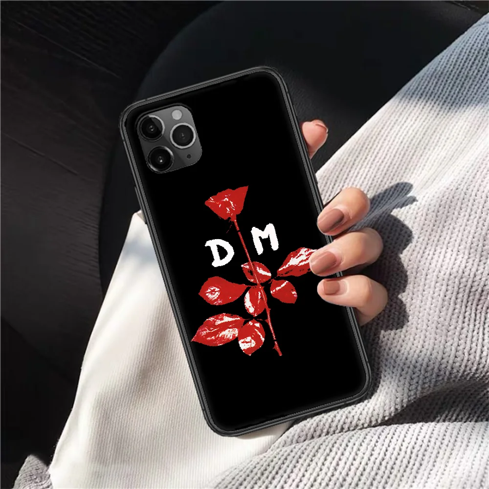 

Depeche Band Mode Phone Case Cover Hull For iphone 5 5s se 2020 6 6s 7 8 12 mini plus X XS XR 11 PRO MAX black Back Silicone