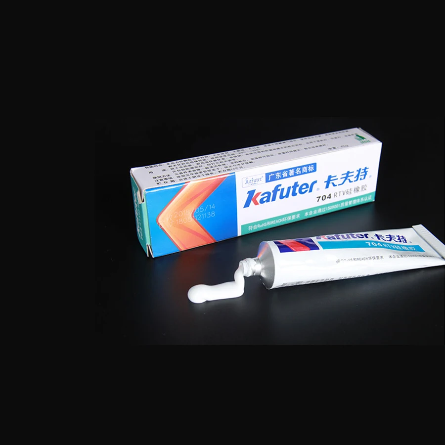 Промышленный силиконовый клей Kafuter 45 г 705 704B RTV Прозрачная силиконовая резина