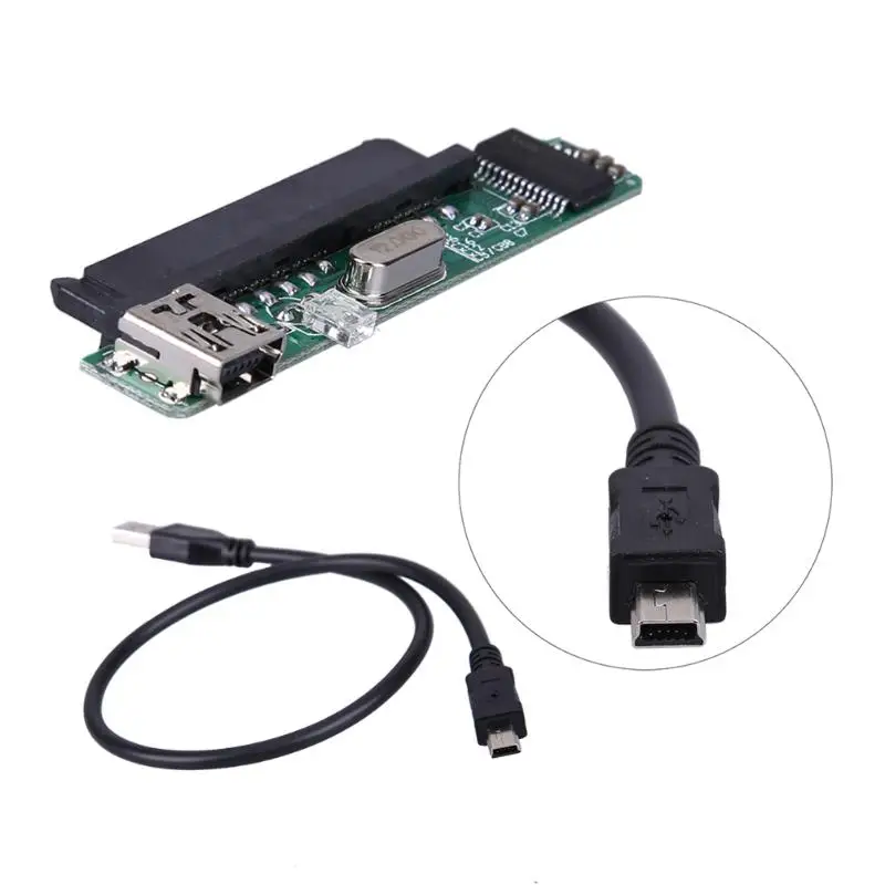 Высокоскоростной Переходник SATA 2 5 дюйма USB 0 на 7 + 15pin|Компьютерные кабели и