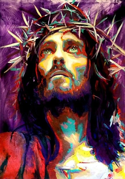 

Abstract Jesus Portrait Canvas Paintings Posters and Prints WAll Art Pictures Cuadros for Home Wall Decoration No Frame