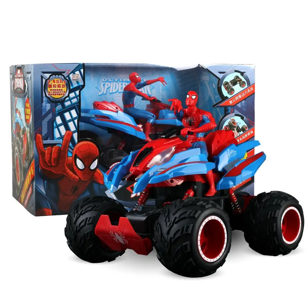 Spider man Большой размер Мстители модель человека-паука RC автомобиль Монстр автомобиль бег большое колесо прокатки гусеничный автомобиль спортивный автомобиль ребенок подарок игрушка - Цвет: Spider man