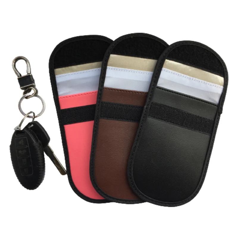 1 шт. RFID сигнала Экранирование сумка Автомобильный ключ чехол для хранения 4 цвета