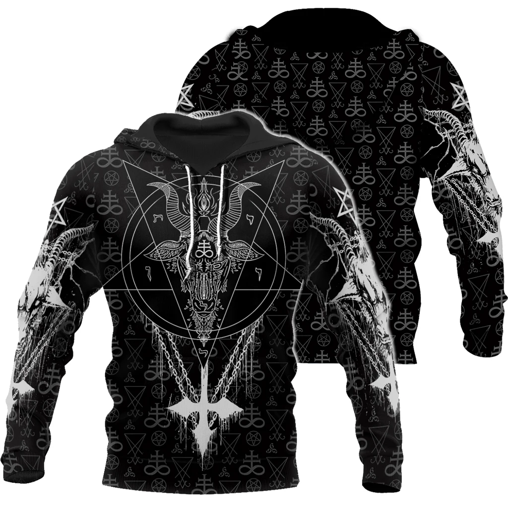 

Dark Plstar Satanic Tattoo Symbols 3D Print Autumn Fashion Men Hoodie Unisex Hooded Sweatshirt Street Casual Jacket Tracksuit