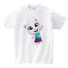 Хлопковая футболка с коротким рукавом для мальчиков и девочек