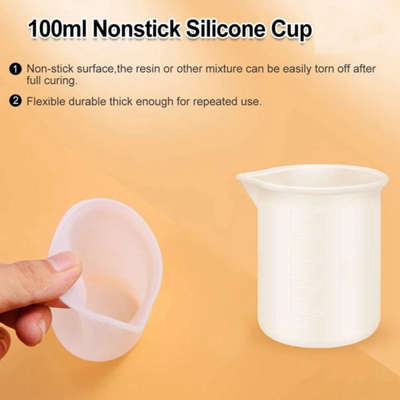 

Diy Epoxy Resin Tools Measure Cups Silicone Cup Mix Stick Wooden Sticks Dropper Adjustment Adjuster Jewelry Making Hand