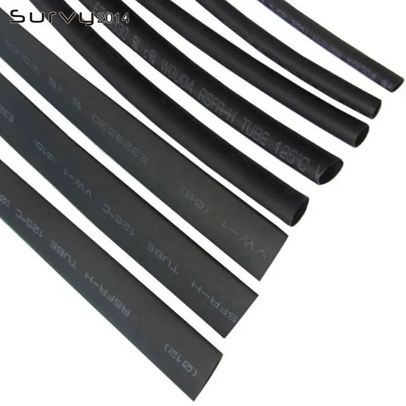 2: 1 черная термоусадочная трубка диаметром 2 мм, 3 мм, 4 мм, 5 мм, 6 мм, 8 1012 мм, термоусадочная трубка, обмоточный провод, продажа электроники своими руками 2: 1 черная термоусадочная трубка диаметром 2 мм, 3 мм, 4 мм, 5 мм, 6 мм, 8 1012 мм, термоусадочная трубка, обмоточный провод, продажа электроники своими руками