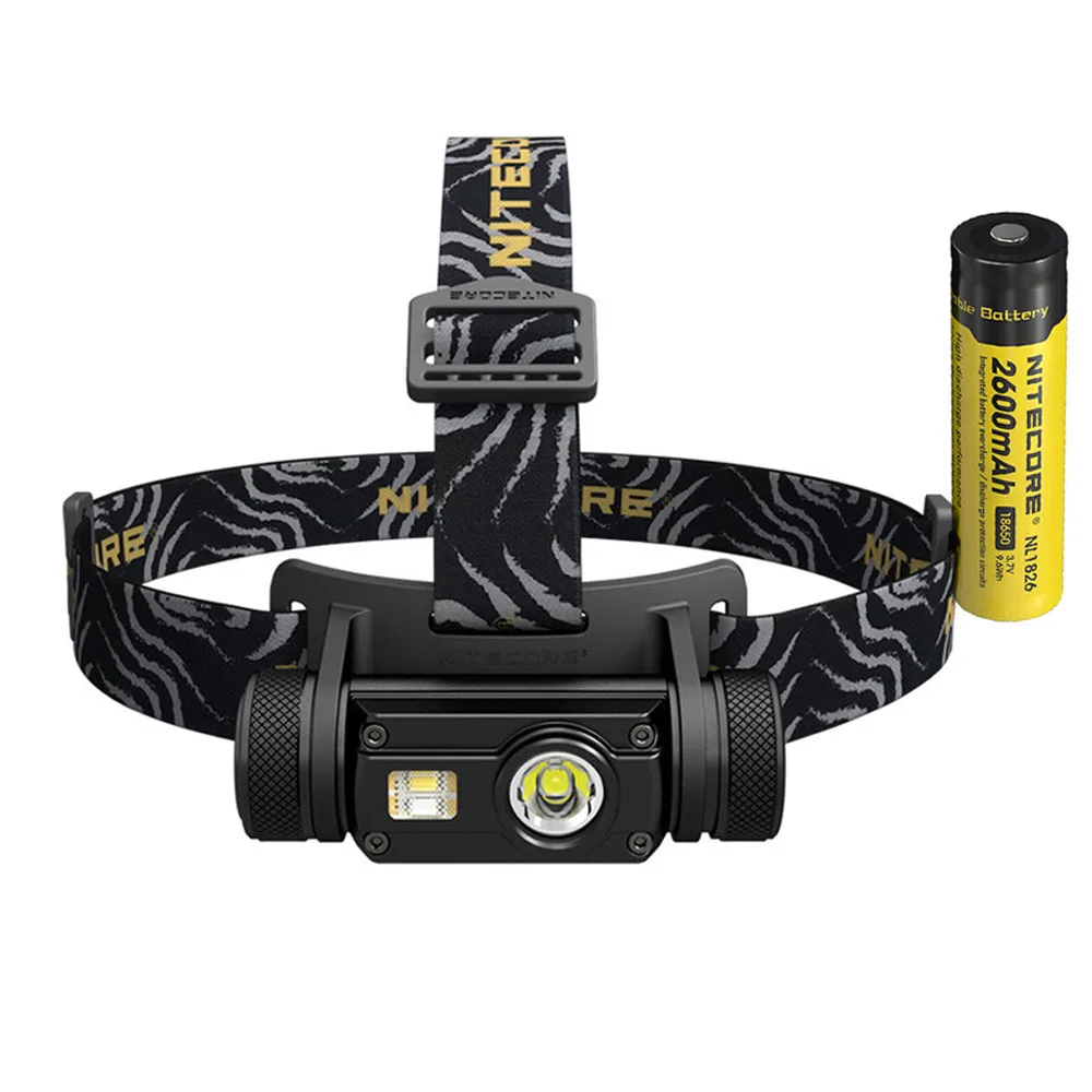 HC65 NL1826 NITECORE HC65 USB Перезаряжаемый налобный фонарь CREE XM-L2 U2 max 1000 люмен дальность луча 110 м наружная фара для велосипеда - Испускаемый цвет: HC65 NL1826