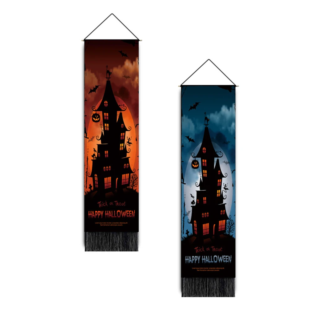 

2pcs Hanging Pictures Christmas Decoration Tapestries Decorations Painting For Living Room Easter Supplies Tapestry Ornaments