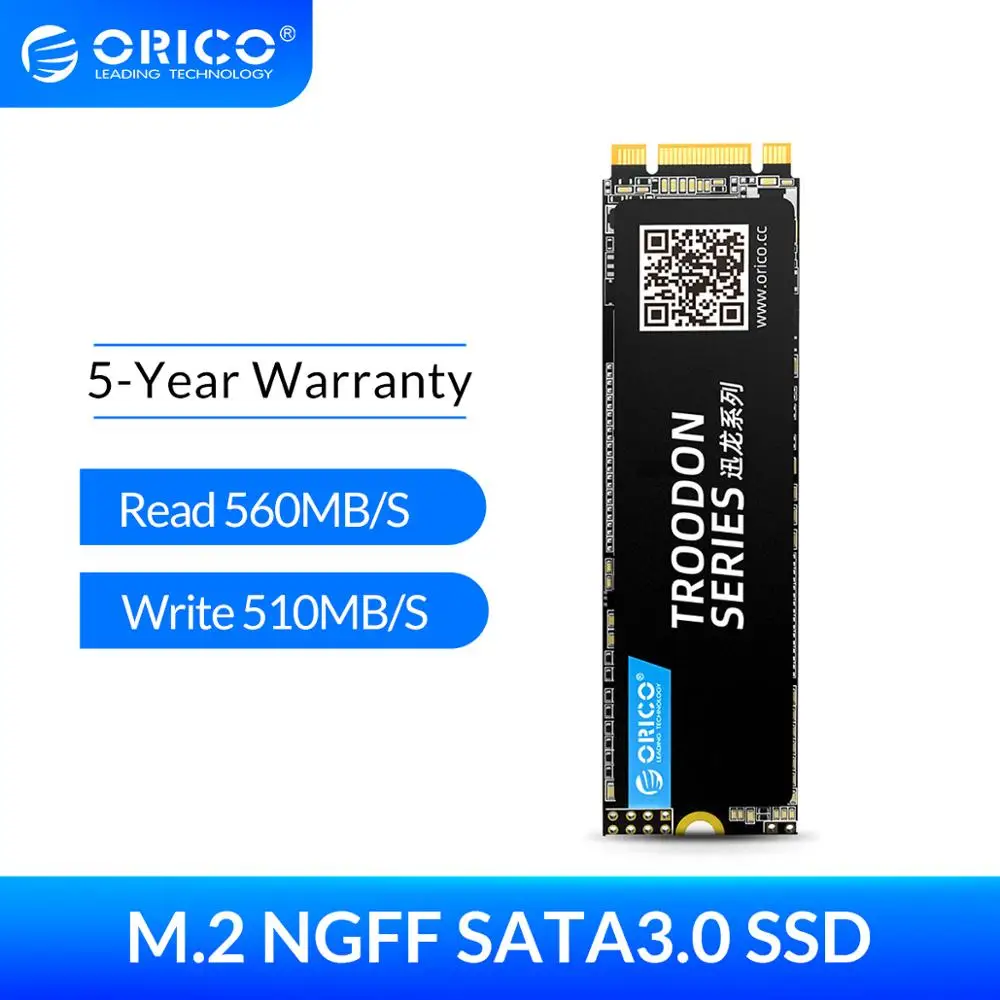 ORICO M.2 SATA SSD 128 ГБ 256 512 1 ТБ M2 NGFF 2280 мм Внутренний твердотельный жесткий диск для