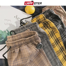 Lappster-pantalones a cuadros harajuku para hombre...