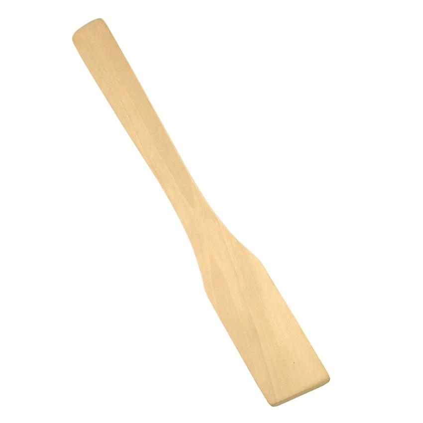 

Wooden Bamboo Spatula 12inch No-heat Handle Cooking Mixing Stirring Kitchen Turner Natural Light Utensil
