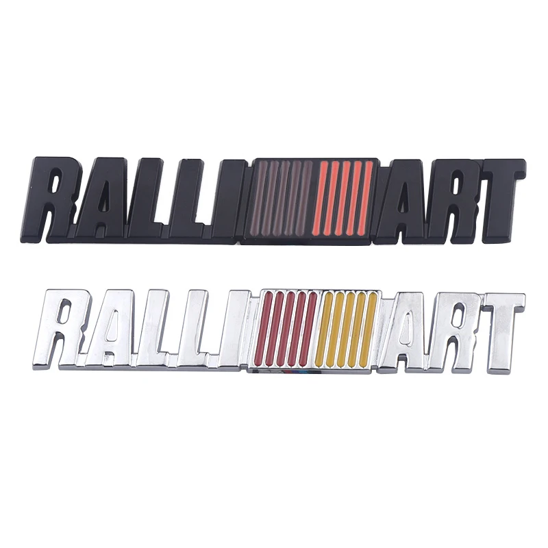 Металлический автомобильный 3D логотип ralliart наклейка эмблема значок боковые